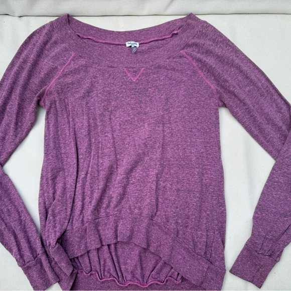 Splendid Purple Long Sleeve Top - Size S - Picture 1 of 16